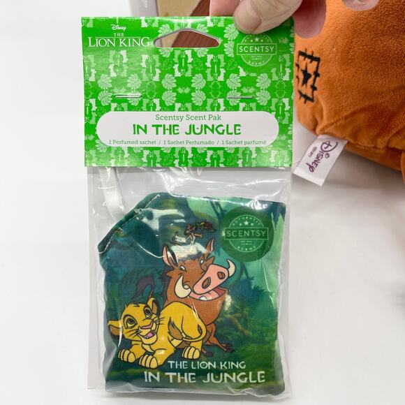 Scentsy Buddy Pumbaa With Scent Pack In The Jungle Disney Animation Retired - Picture 7 of 10